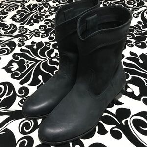 Frye black booties